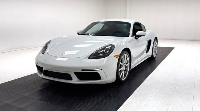 Porsche 718 Cayman Coupe Blanc de 2017