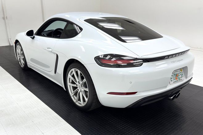 Porsche 718 Cayman Coupe Blanc de 2017