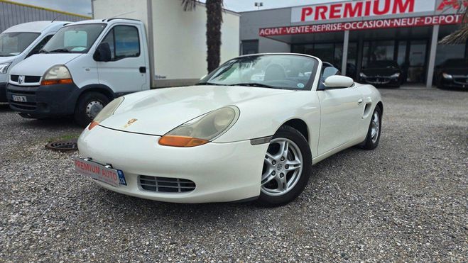 Porsche Boxster Type 986 - 2.7 Tiptronic S 220ch - Cabri Blanc de 2001