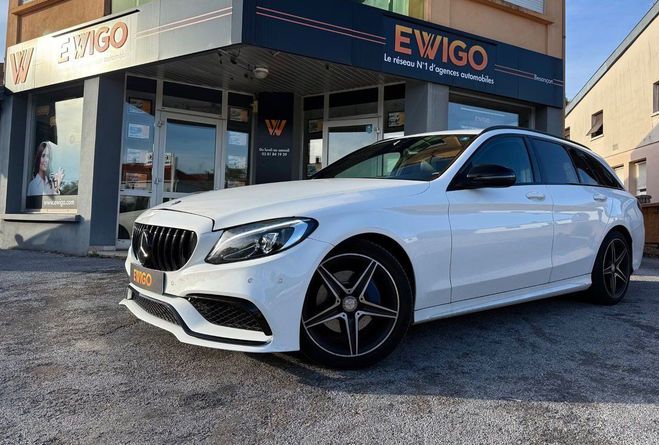 Mercedes Classe C break 1.6 200d bluetec 135 amg line 7g-t Blanc de 2016