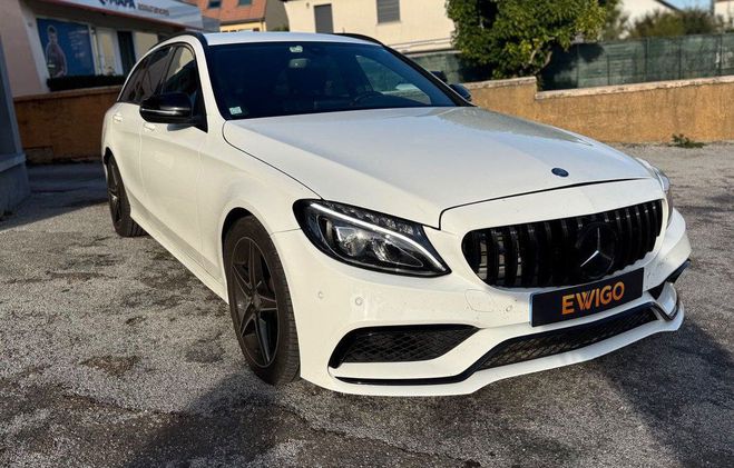 Mercedes Classe C break 1.6 200d bluetec 135 amg line 7g-t Blanc de 2016