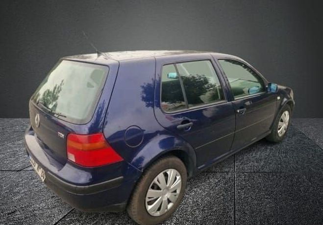 Volkswagen Golf 4 1.9 tdi 90ch 5 portes ? 1�re main ct o Bleu de 2000