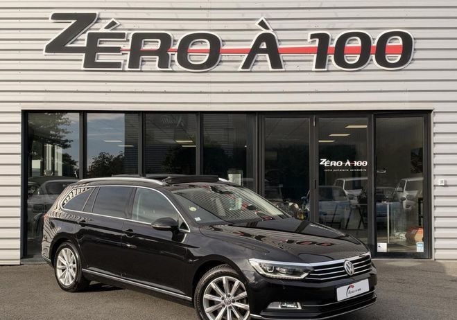 Volkswagen Passat 2L 150CH TDI, CARAT Distri faite � 114 0 Noir de 2016