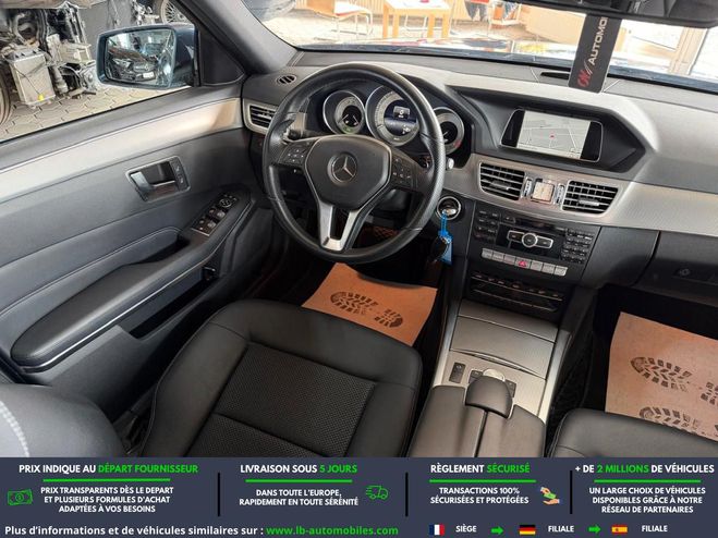 Mercedes Classe E 200 CDI BVA Bleu M�tallique de 2014