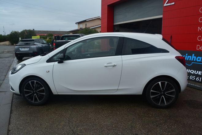 Opel Corsa 1.4 TURBO 100CH BLACK EDITION START/STOP BLANC de 2019