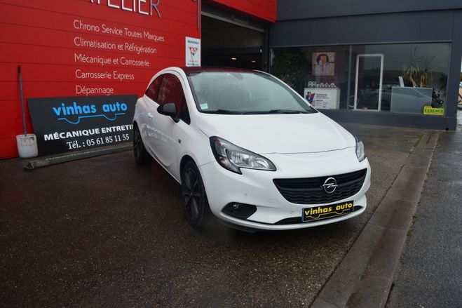 Opel Corsa 1.4 TURBO 100CH BLACK EDITION START/STOP BLANC de 2019