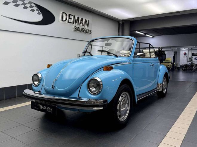 Volkswagen Coccinelle 1300 Cabrio Oldtimer Retauration OK ! Bleu de 