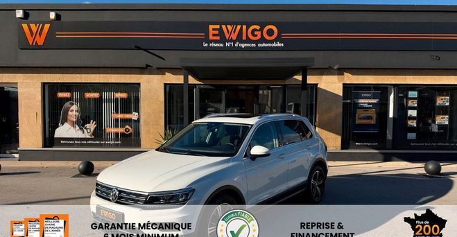 Volkswagen Tiguan 2.0 tdi 150 bluemotion carat Blanc de 2017