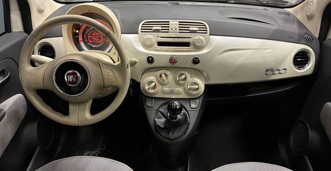 Fiat 500 1.2 70 toit panoramique   distribution n Beige de 2008
