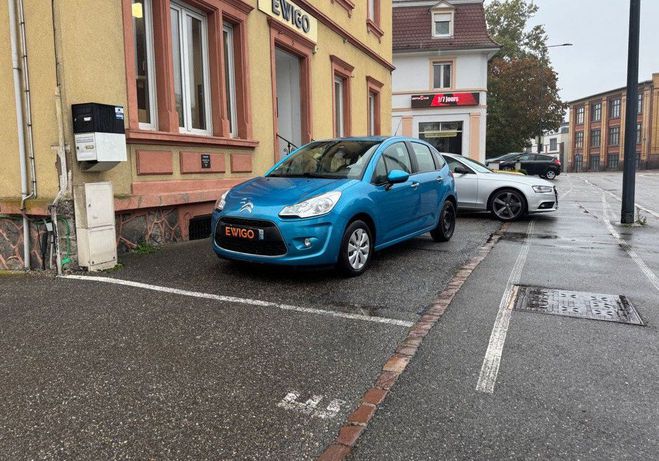 Citroen C3 generation-ii 1.4 hdi 70 airplay-radar d Bleu de 2013