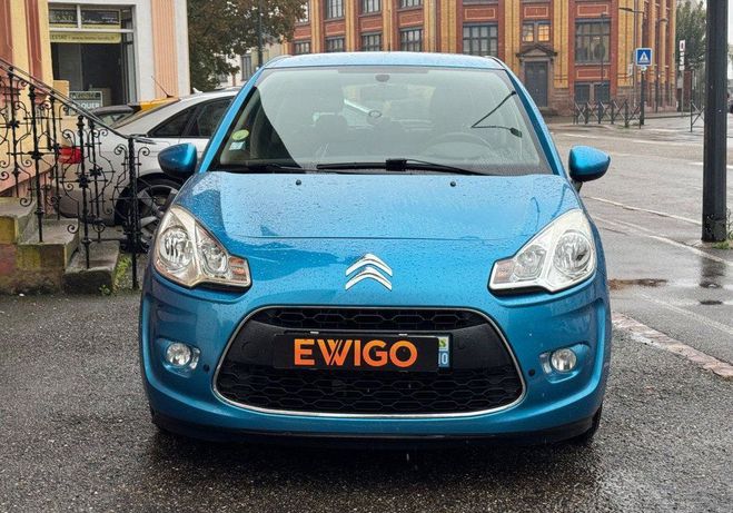 Citroen C3 generation-ii 1.4 hdi 70 airplay-radar d Bleu de 2013