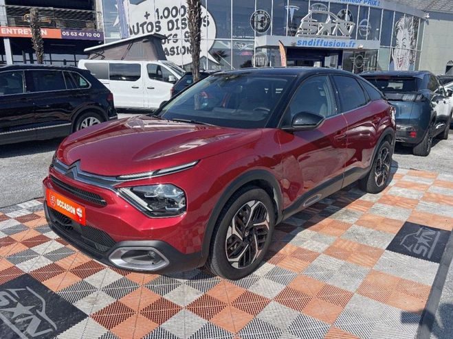 Citroen C4 BlueHDi 130 EAT8 MAX GPS Cam�ra Toit Noi Rouge Fonc� de 2025