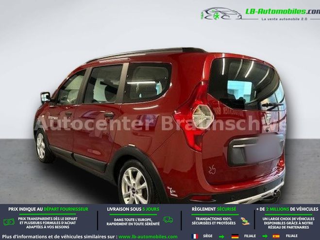 Dacia Lodgy TCe 130 FAP 7 places Rouge M�tallique de 2021