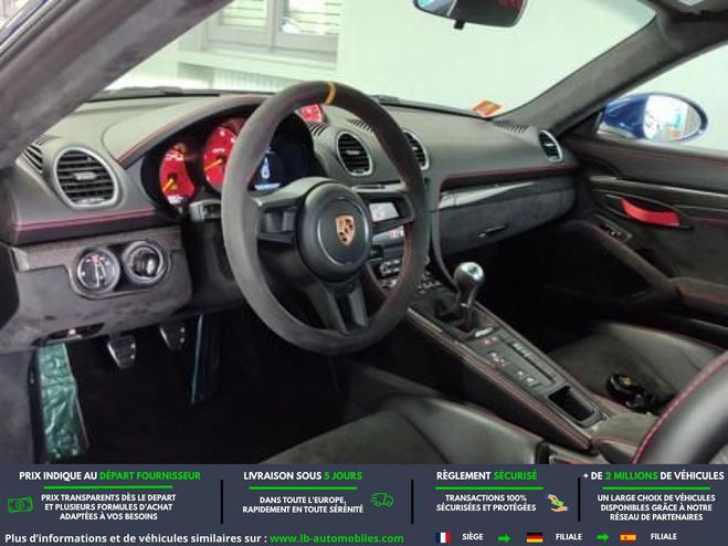 Porsche Cayman GT4 4.0i 420 ch Bleu M�tallique de 2020