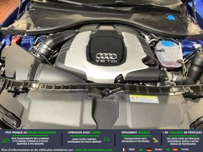 Audi A6 V6 3.0 BiTDI 326 BVA Quattro Bleu M�tallique de 2016