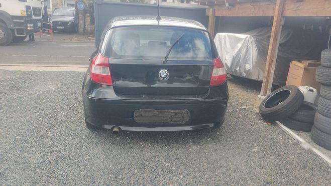 BMW Serie 1 120 D noir de 2008