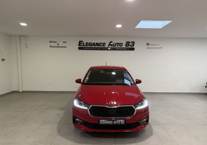 Skoda Fabia 1.0 TSI 95CH STYLE CARPLAY CAMERA REGULA Rouge de 2023