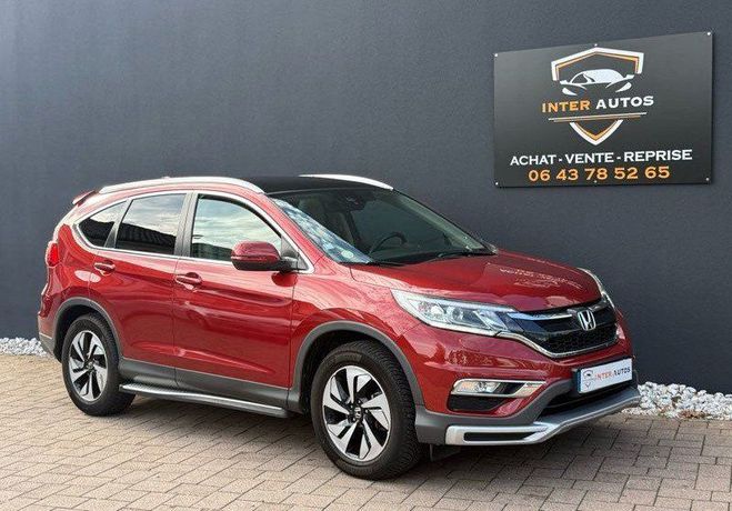 Honda CRV V 160ch EXCLUSIVIVE 4WD Rouge de 2016