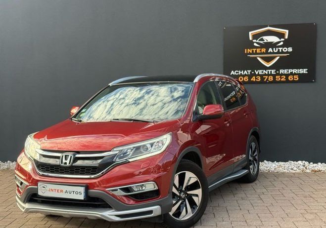 Honda CRV V 160ch EXCLUSIVIVE 4WD Rouge de 2016