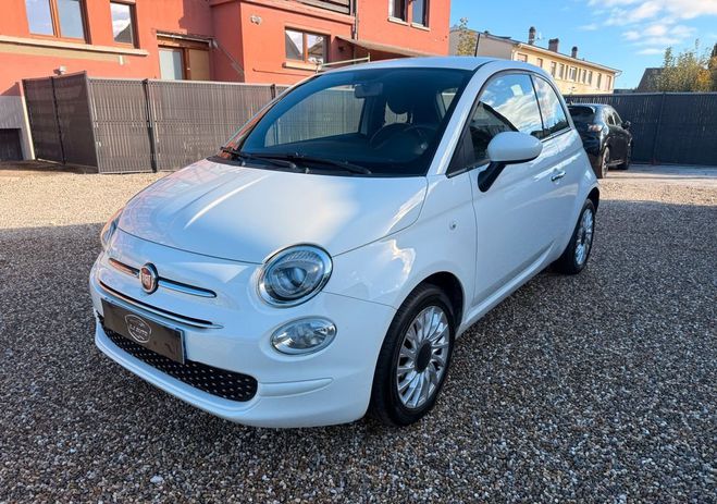 Fiat 500 1.2 8V 69ch Lounge 1�re main CarPlay Blanc de 2019