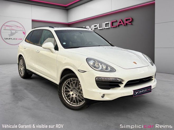 Porsche Cayenne S Blanc de 2012