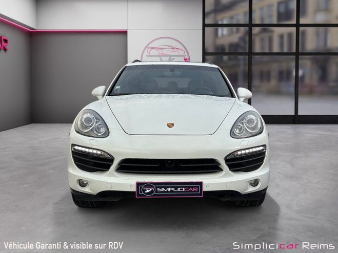 Porsche Cayenne S Blanc de 2012