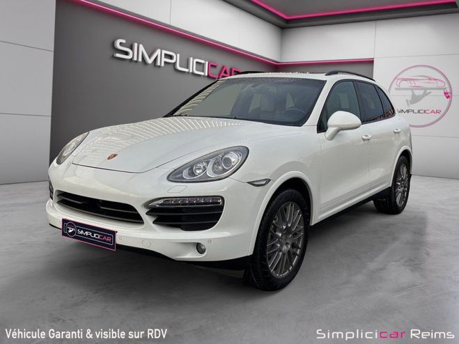 Porsche Cayenne S Blanc de 2012