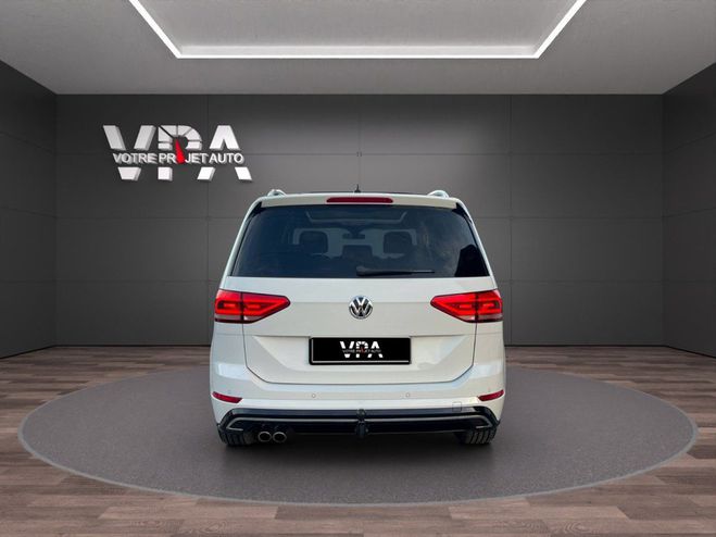 Volkswagen Touran R-Line 2.0 TDI 190 ch BVA ? Toit panoram Blanc de 2016
