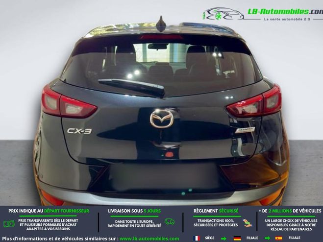 Mazda Cx 3 1.5L Skyactiv-D 105 4x2 Noir M�tallique de 2016
