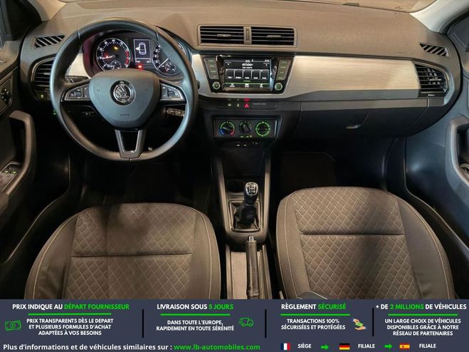 Skoda Fabia 1.0 MPI 60 ch BVM Blanc de 2017