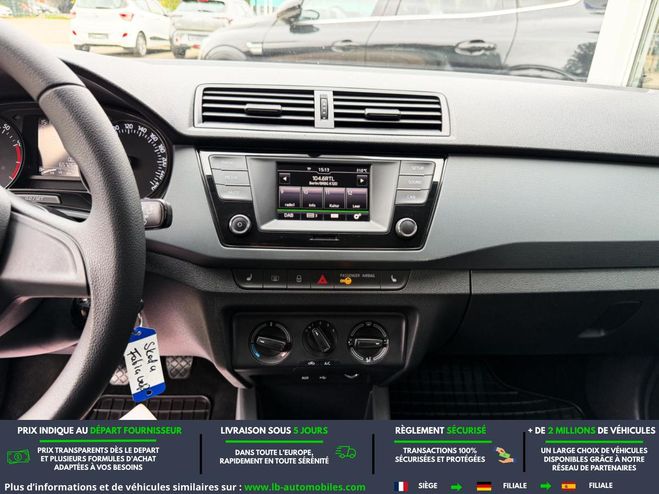 Skoda Fabia 1.0 MPI 60 ch BVM Blanc de 2018