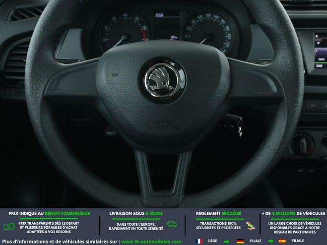 Skoda Fabia 1.0 MPI 60 ch BVM Blanc M�tallique de 2018