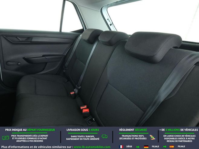 Skoda Fabia 1.0 MPI 60 ch BVM Blanc M�tallique de 2018