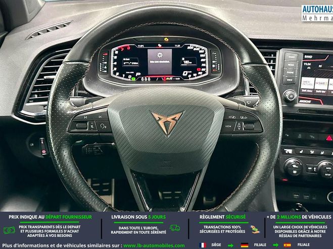 Cupra Ateca 2.0 TSI 300ch BVA 4Drive Gris M�tallique de 2019