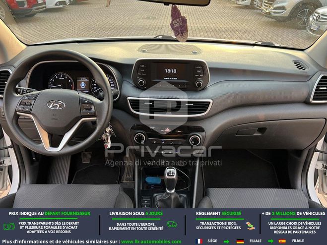 Hyundai Tucson 1.6 GDi 132 Blanc M�tallique de 2019