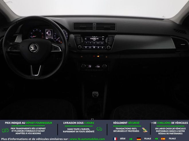 Skoda Fabia 1.0 MPI 75 ch BVM Blanc de 2018