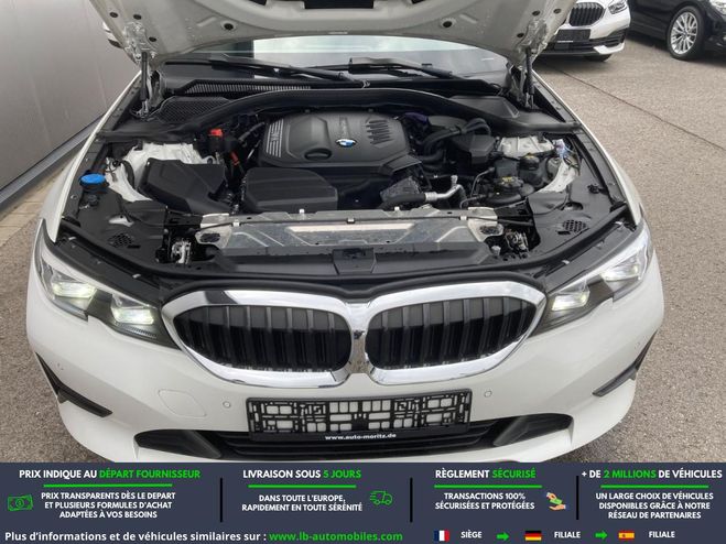 BMW Serie 3 320d 190 ch BVA Blanc de 2020