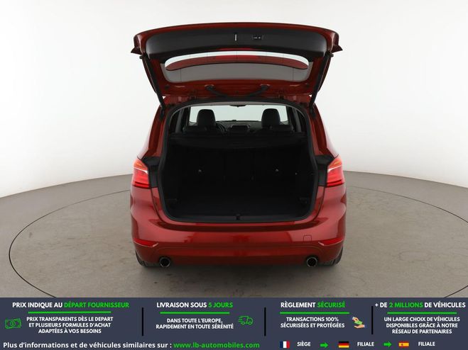 BMW Serie 2 220d 190 ch Rouge M�tallique de 2016