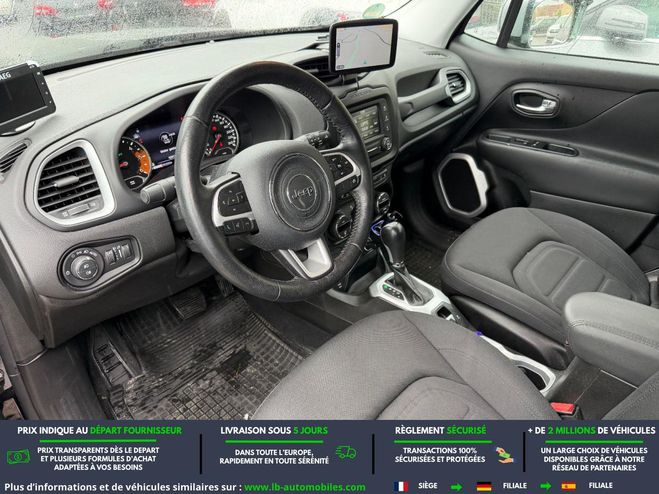 Jeep Renegade 1.4  MultiAir 140 ch BVA Noir M�tallique de 2016
