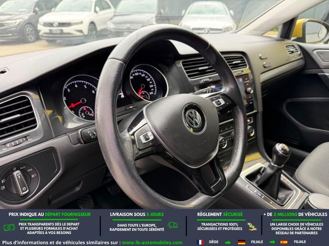 Volkswagen Golf 1.0 TSI 110 BVM Jaune M�tallique de 2017