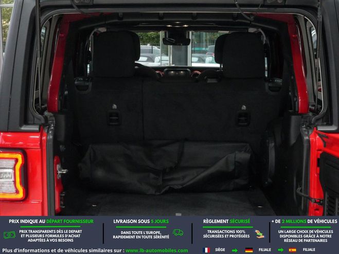 Jeep Wrangler 2.0 l T 272 ch 4x4 BVA Rouge de 2020