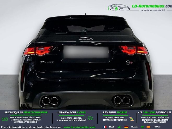 Jaguar F Pace 5.0 - SVR 550 AWD BVA Noir M�tallique de 2021