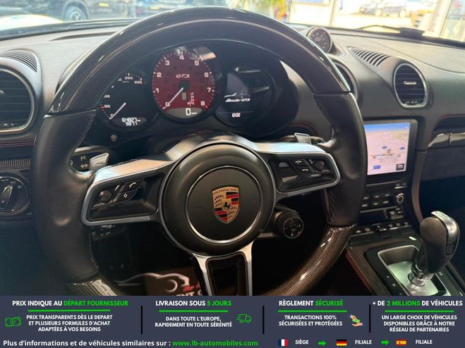 Porsche Boxster GTS 2.5i 365 ch PDK Argent� de 2019