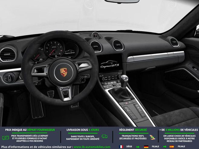 Porsche Cayman GTS 2.5i 365 ch Noir M�tallique de 2020