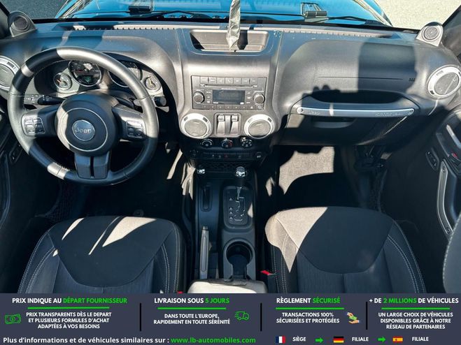 Jeep Wrangler V6 3.6 Pentastar 284  BVA 3 Portes Noir de 2014