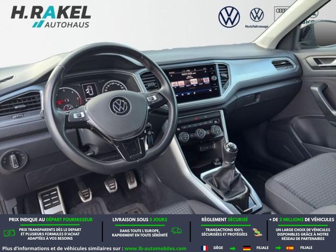 Volkswagen T Roc 1.6 TDI 115 BVM Gris M�tallique de 2021
