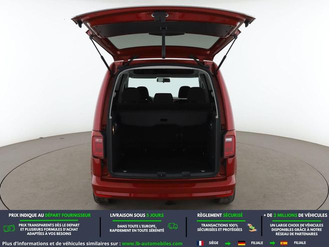 Volkswagen Caddy 2.0 TDI 102 BVM Rouge M�tallique de 2016