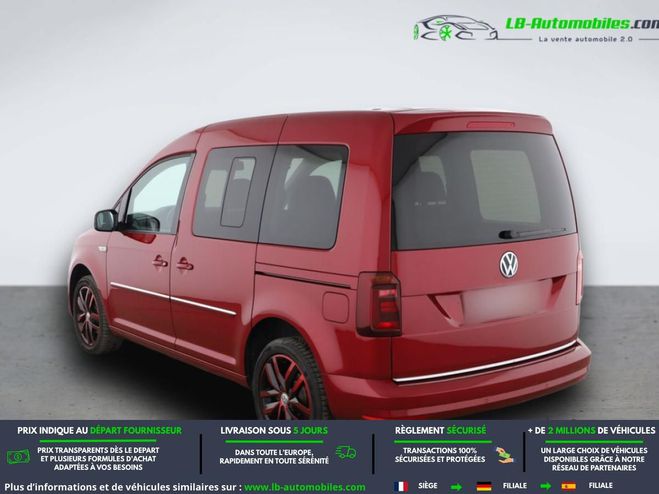 Volkswagen Caddy 2.0 TDI 102 BVM Rouge M�tallique de 2016