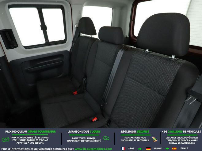 Volkswagen Caddy 2.0 TDI 102 BVM Rouge M�tallique de 2016