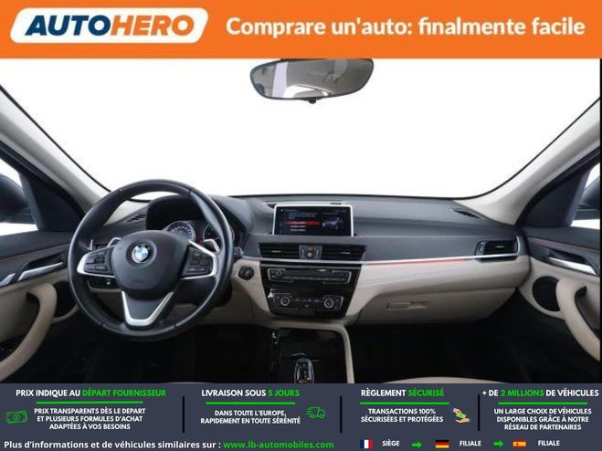 BMW X1 sDrive 20i 192 ch BVA Noir M�tallique de 2020